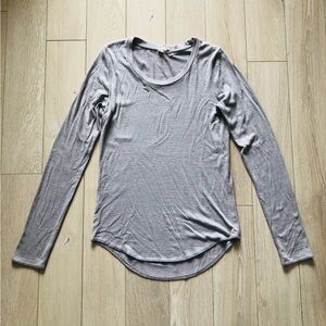 Wilfred Free Light Grey Long Sleeve Top